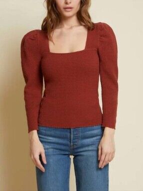 Nation LTD Alexandra Smocked Long Sleeve